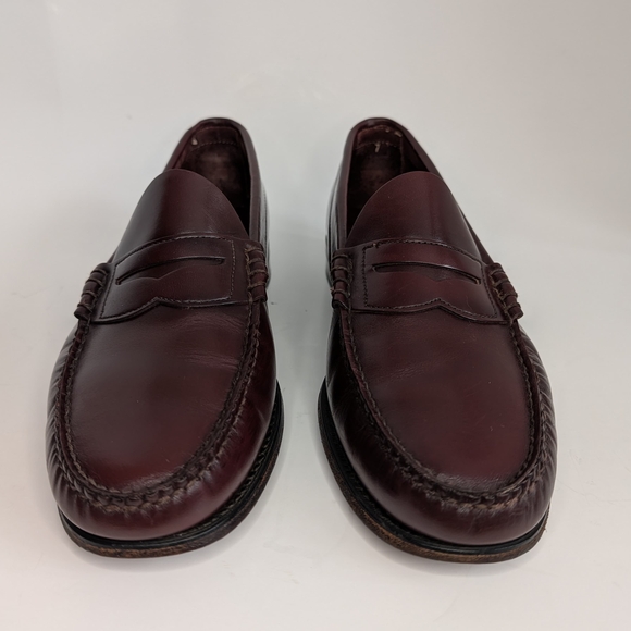 VTG DEXTER PENNY LOAFERS MEN\'S SIZE 10 OXBLOOD BROWN LEATHER SLIP ON MADE USA main image 9